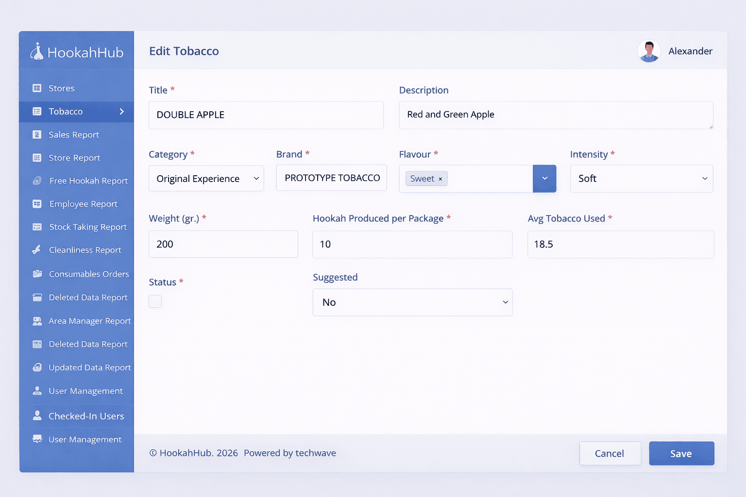 Inventory and ordering