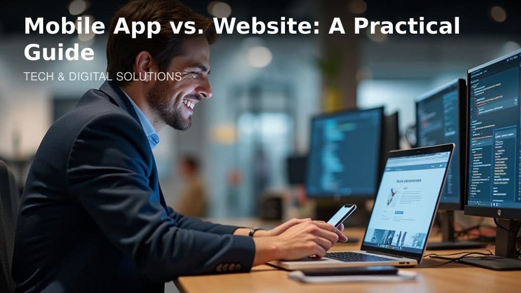 Mobile App vs. Website: A Practical Guide for UK Businesses - featured image
